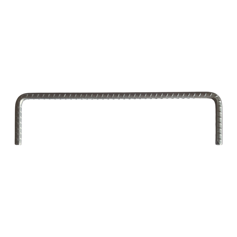 Grapa a medida de varilla de 6 mm y patas de 200 mm fabricada por Guinar